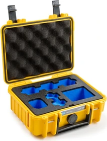 B&W International Action Case Typ 500 PP.23 für DJI Action 2 Power Combo / Dual-Screen Combo gelb
