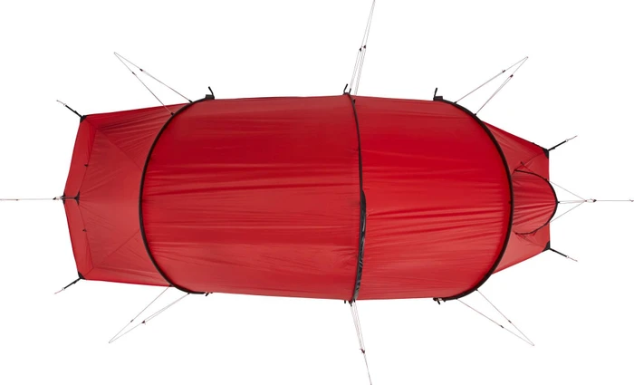 Hilleberg Nallo 3 GT Tunnelzelt rot