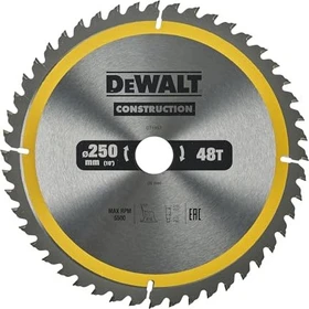 DeWalt DT1957 Kreissägeblatt 48Z, 250x3x30mm, 1 Stück
