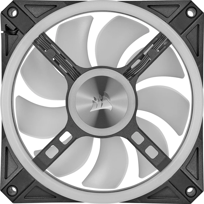 Corsair QL Series iCUE QL120 RGB PWM Triple Fan Kit, schwarz, LED-Steuerung, 120mm, 3er-Pack