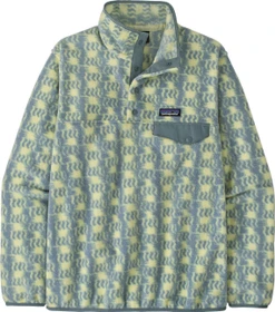 Patagonia Lightweight Synchilla Snap-T Pullover sun quilt: blue sage (Damen)
