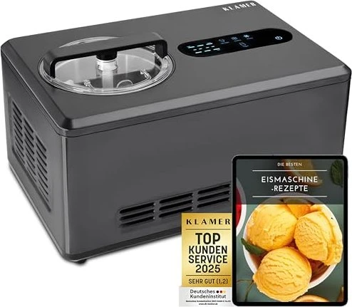Klamer Pro 2l Eismaschine schwarz