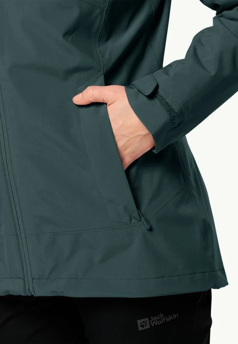 Jack Wolfskin Moonrise 3in1 Funktionsjacke sea green (Damen)