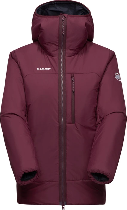 Mammut Rime Pro Belay IN Hooded Funktionsjacke vin/black (Damen)