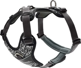 Hunter Geschirr Divo Reflect, L-XL, schwarz/grau