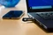 SanDisk iXpand Go 128GB, USB-A + Apple Lightning, USB 3.2 Gen 1×1, USB 2.0 Vorschaubild