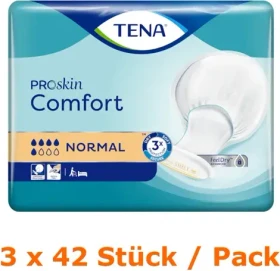 Tena Comfort Normal Hygieneeinlage, 126 Stück (3x 42 Stück)