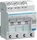 Hager Fehlerstrom-Leitungsschutzschalter 3X 1P+N 6kA B-16A 30mA Typ A QuickConnect (ADZ316D)