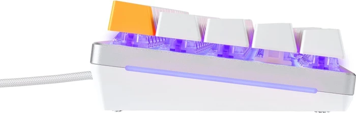 Glorious GMMK 2 Compact, 65%, weiß, LEDs RGB, Glorious Fox Linear, USB, UK