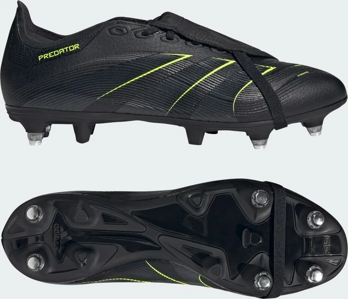 adidas Predator League Fold-Over Tongue SG core black/carbon/lucid lemon