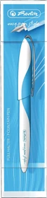 Herlitz my.pen style weiß/ocean blue, rechte Hand/linke Hand, mittel, Folienbox