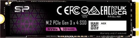 Silicon Power P34A6X 256GB, M.2 2280 / M-Key / PCIe 3.0 x4