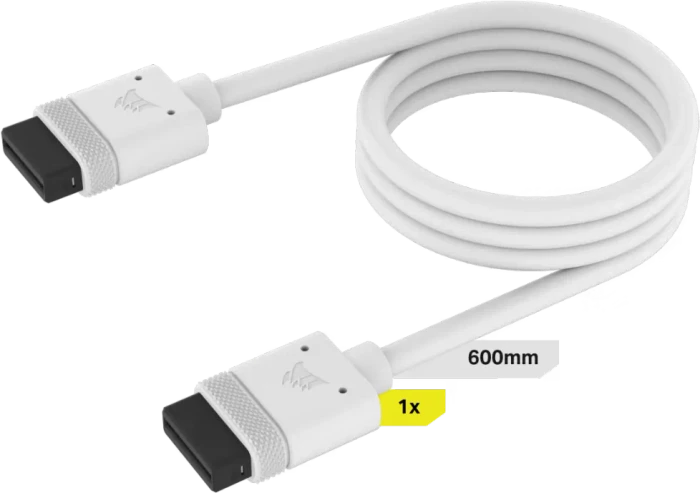 Corsair iCUE LINK Verlängerung, 60cm, weiß