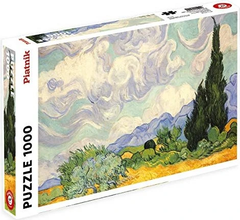 Piatnik Van Gogh - Weizenfeld mit Zypressen
