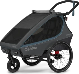 Qeridoo Kidgoo 2 Lite Fahrradanhänger navy blue (Modell 2026)