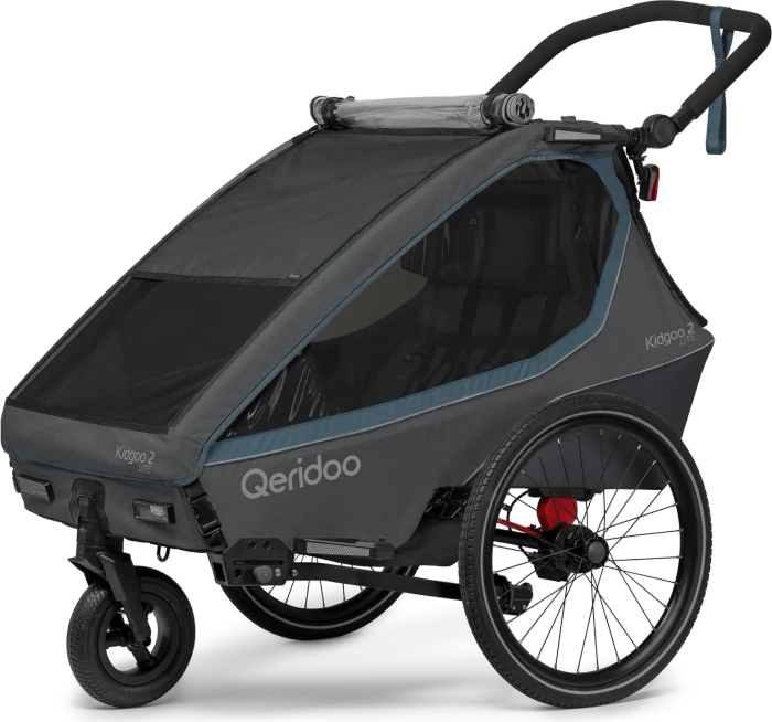 Qeridoo Kidgoo 2 Lite Fahrradanhänger navy blue (Modell 2026)