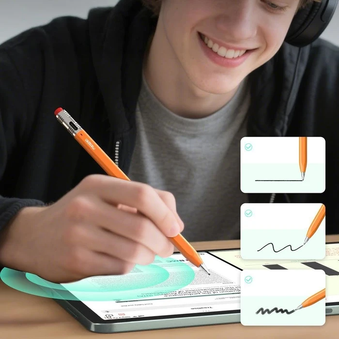 Metapen Air 8 Pro X iPad Pencil mit Air-Flex-Spitze, orange