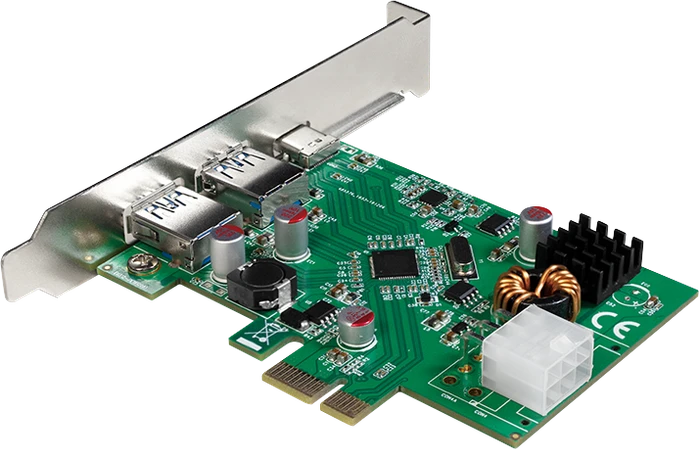 LogiLink 2x USB-A 3.0, 1x USB-C 3.0 PD 3.0, PCIe 2.0 x1