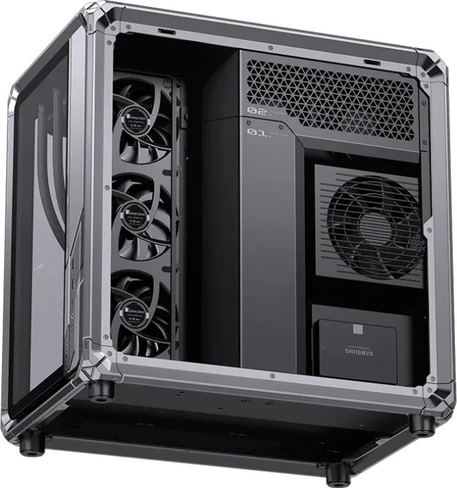 Jonsbo X400 Pro Gray, Glasfenster