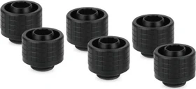 Thermal Grizzly DeltaMate Fitting ST16 16/10mm G1/4" schwarz, 6er-Pack