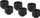 Thermal Grizzly DeltaMate Fitting ST16 16/10mm G1/4" schwarz, 6er-Pack (TG-DM-FIT-6001)