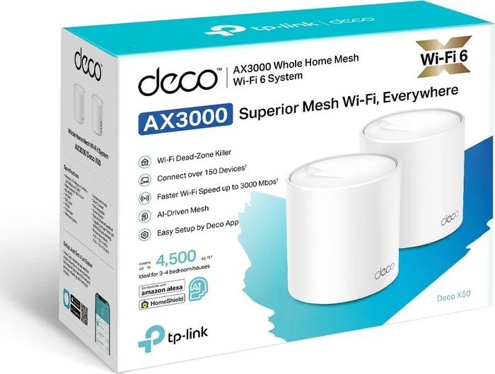 TP-Link Deco X50, AX3000, 2er-Pack