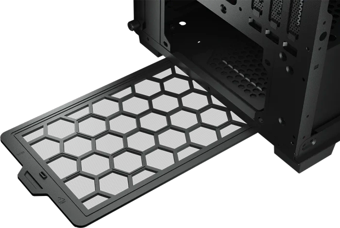 Cougar Duoface Pro RGB, schwarz, Glasfenster