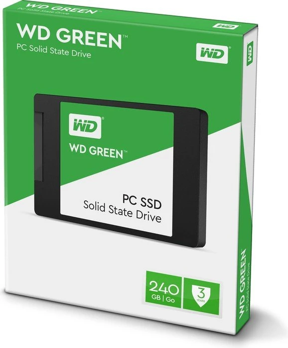 Western Digital WD Green PC SSD 240GB, 2.5" / SATA 6Gb/s