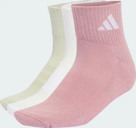 adidas Cushioned Sportswear Ankle Socken magic mauve/white/halo green, 3 Paare