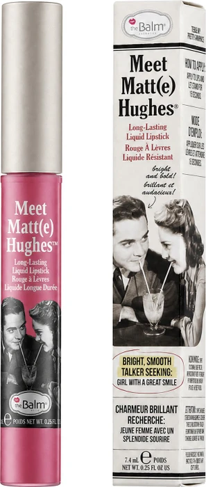 theBalm Meet Matt(e) Hughes long lasting liquid Lipstick Chivalrous, 7.4ml