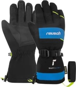 Reusch Maxim Gore-Tex Skihandschuhe black/brilliant blue/safety yellow (Junior)