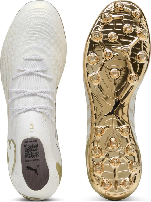Puma Future 9 Ultimate MG puma white/metallic gold/puma black