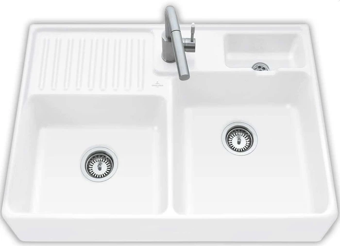 Villeroy & Boch Spülstein Becken rechts snow white
