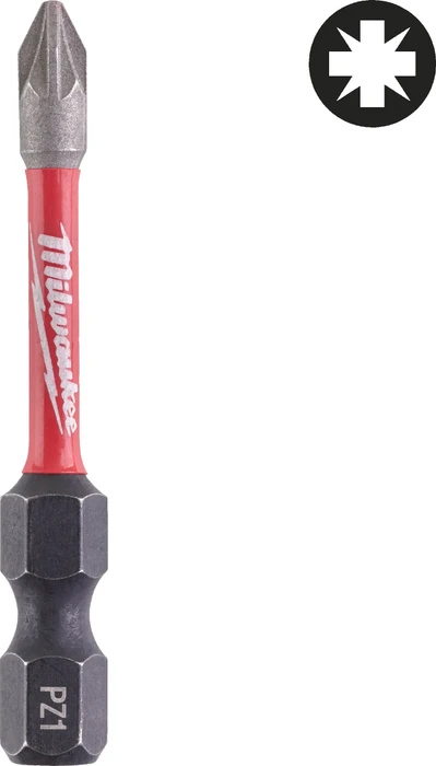 Milwaukee Shockwave Pozidriv Bit 1/4", PZ1x50mm, 1 Stück