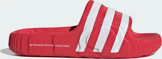 adidas Adilette 22 better scarlet/cloud white