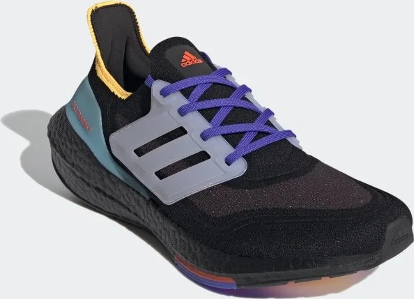 adidas Ultraboost 21 core black/cloud white/pulse aqua (Herren)