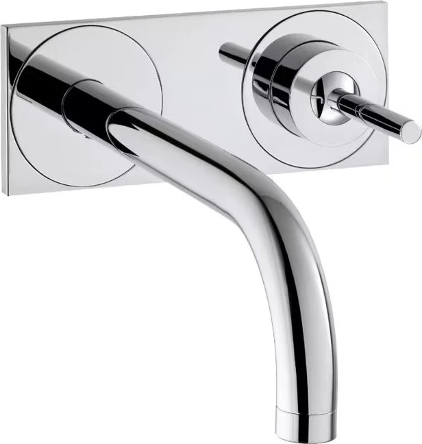 Hansgrohe Axor Uno Waschbeckenarmatur mit Platte 225mm chrom