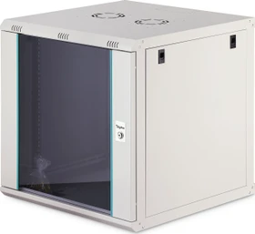 Digitus Dynamic-N Serie 19" Wandgehäuse 12HE, unmontiert, Sicherheitsglastür, IP2X, RAL 7035, 600mm tief
