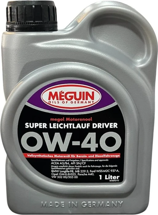 Meguin megol Super Leichtlauf Driver SAE 0W-40 1l
