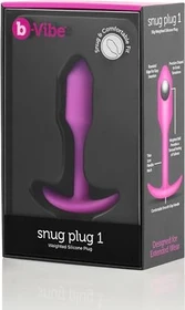 b-Vibe Snug Plug 1 fuchsia