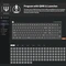 Keychron K17 Max, grau, LEDs weiß, Gateron LOW PROFILE 2.0 RED, USB/Bluetooth, US Vorschaubild