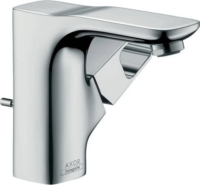 Hansgrohe Axor Urquiola Einhebel-Waschtischmischer 110 für Handwaschbecken mit Zugstangen-Ablaufgarnitur brushed bronze