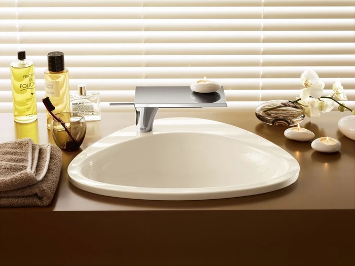 Hansgrohe Axor Massaud Waschbeckenarmatur 110 brushed brass