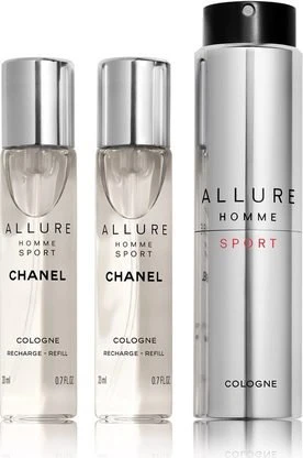 Chanel Allure Homme Sport Cologne 1x EdT 20ml + 2x Refill 40ml Duftset