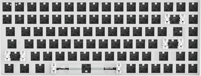 Sharkoon Skiller SGK50 S3 Barebone Gaming Tastatur, weiß, ISO/ANSI