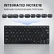 Perixx Periboard-416 Mini Keyboard, schwarz, LEDs weiß, USB & USB-C, UK Vorschaubild