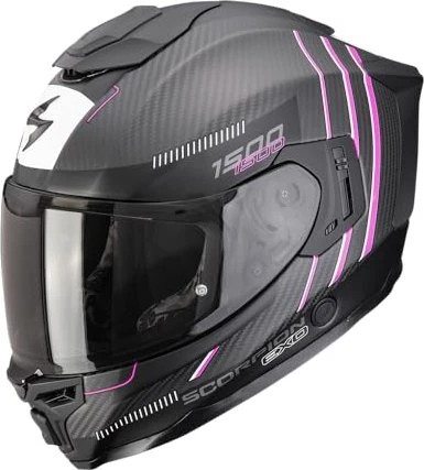 Scorpion EXO-1500 Carbon Air Zity matt schwarz/rosa