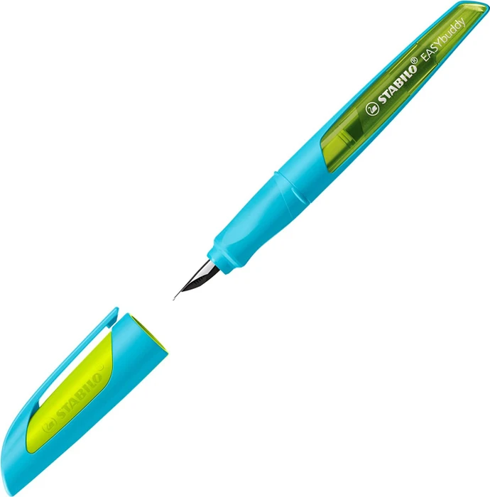 STABILO EASYbuddy FRESH Edition hellblau/limette, rechte Hand, mittel