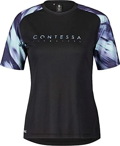 Scott Trail Contessa Signature Trikot kurzarm schwarz (Damen)