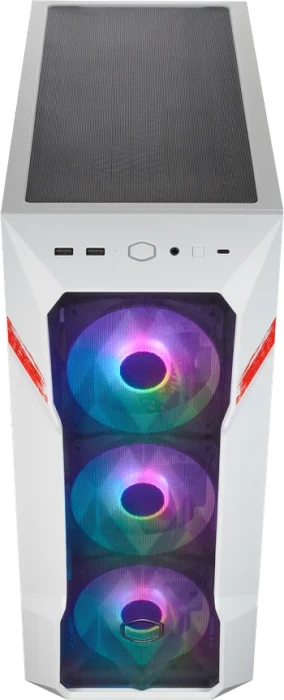 Cooler Master MasterBox TD500 Mesh V2, weiß/bunt, Glasfenster